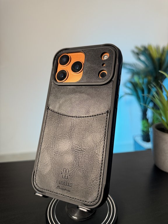 PIBLUE CASE FOR IPHONE 17 PRO MAX BLACK - كفر ايفون 17 برو ماكس اسود