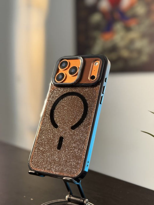 IPEFRT CASE MAGFASE FOR IPHONE 17 PRO MAX BLACK - كفر ماك سيف لماع اسود للايفون 17 برو ماكس