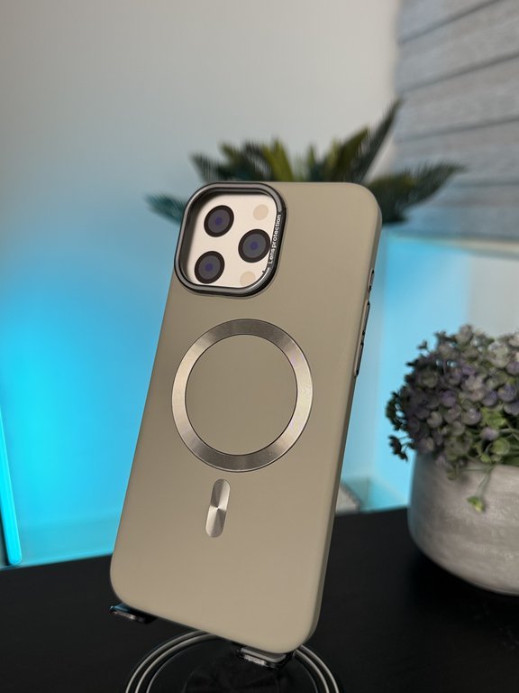 RV CASE FOR IPHONE 16 PRO MAX GRAY  - كفر ماك سيف للايفون 16 برو ماكس رمادي