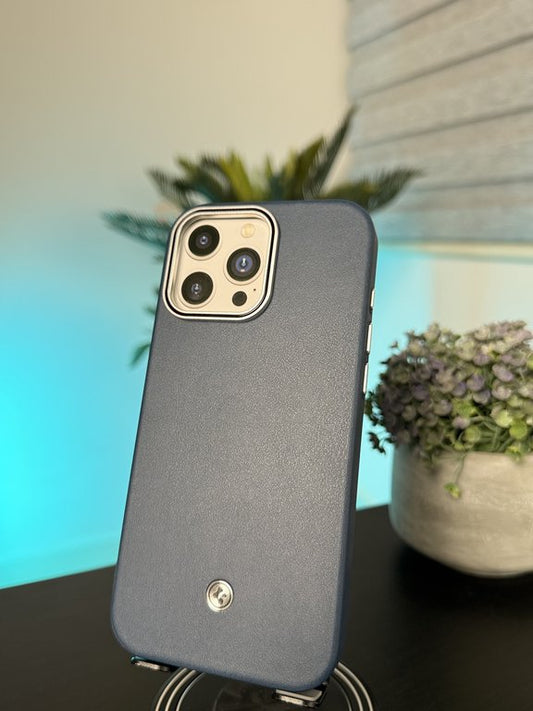 PREMUAM CASE FOR IPHONE 16 PRO MAX NAVY - كفر ايفون 16 برو ماكس نيلي