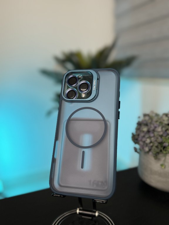 MOBILE CASE FOR IPHONE 16 PRO MAX BLUE - كفر ماك سيف للايفون 16 برو ماكس ازرق