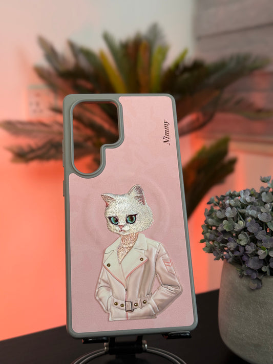 NIMMY CAT CASE FOR S25 ULTRA - كفر نسائي للسامسونج اس 25 الترا