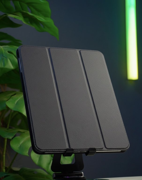 FOXTECH FLAT COVER WITH PEN SLOT FOR MI PAD 7 BLACK - كفر مع مكان مخصص للقلم لشاومي باد 7 اسود