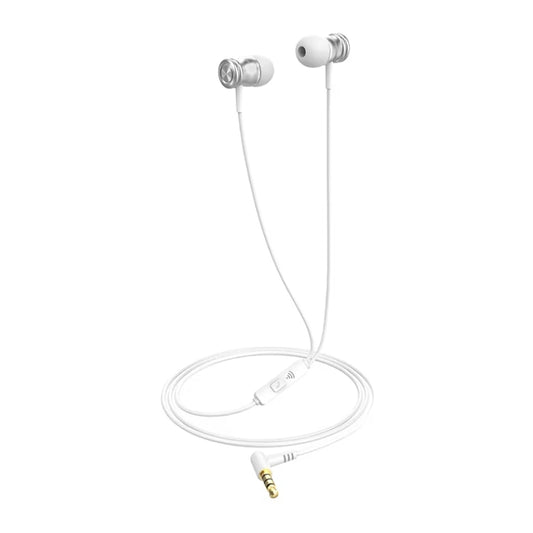 Havit E303P In-ear Earphones Wired 3.5mm White - سماعات سلكية من هافيت ابيض