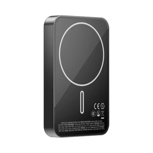 Momax Q.Mag X1 Qi2 Magnetic Wireless Battery Pack 10000mAh Gen 2 Black - باوربنك ماك سيف 10000 ملي امبير من موماكس اسود