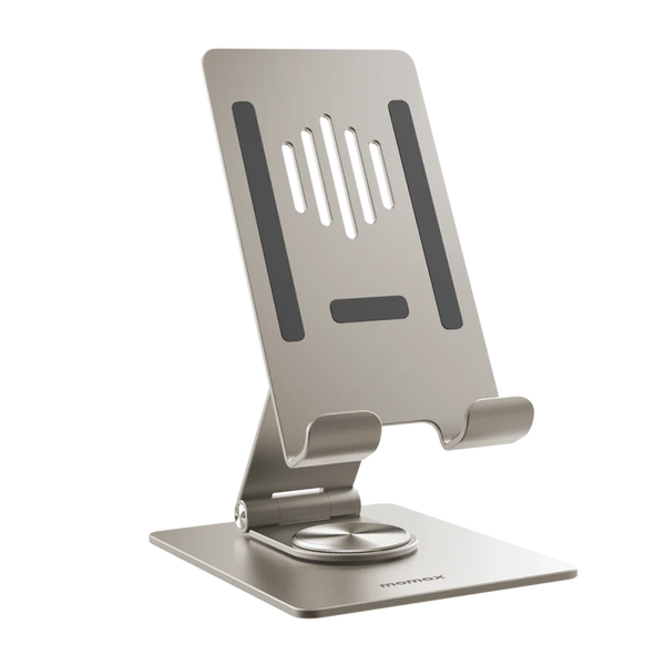 Momax Fold Stand Rotatable Phone Tablet Stand KH5  - ستاند المنيوم محمول قابل للطي للهاتف والتابلت من موماكس