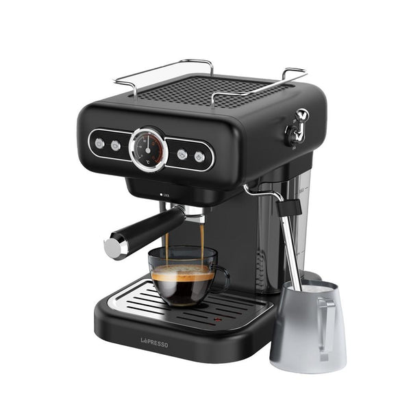 LePresso Coffee Machine with 15 bar ULKA pumb 1.2L - ماكنة تحضير القهوة 15 بار مضخة ضغط 1.2 لتر من ليبريسو