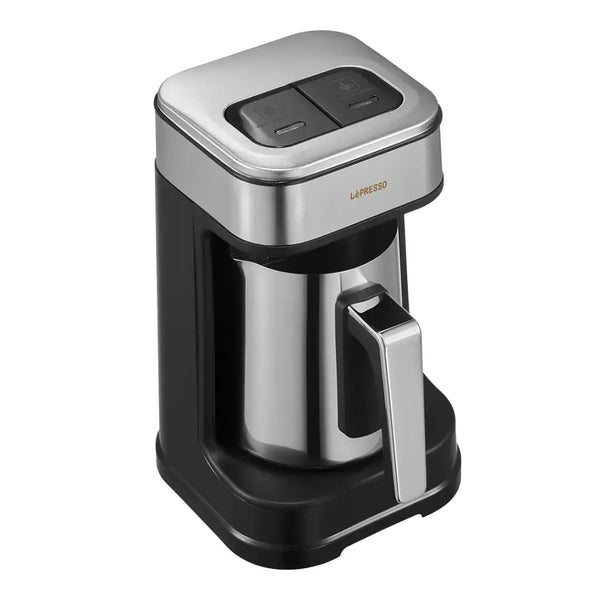 Lepresso Dual Mode Turkish Coffee Maker 250ml Black - ماكنة تحضير القهوة التركية ثنائية الوضع سعة 250 مل من ليبريسو