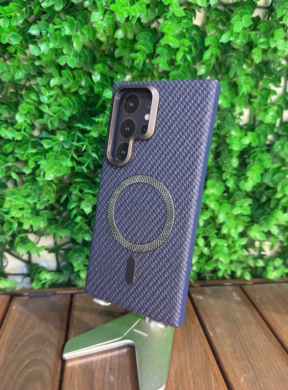 LY53 CASE FOR SAMSUNG S24 ULTRA NAVY - كفر ماك سيف للسامسونك اس 24 الترا