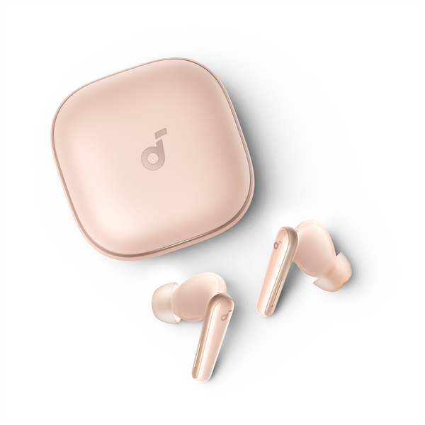Anker Soundcore Liberty 5 TWS Pink - سماعات بلوتوث بتقنية الغاء الضوضاء المتقدمة من انكر وردي
