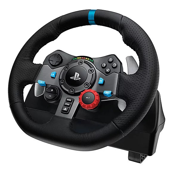 LOGITECH G29 DRIVING FORCE - عجلة قيادة لوجيتك مع دواسات لمحاكاة السباقات