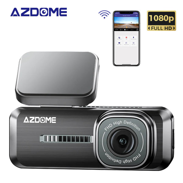 Azdome Dash Cam M200 1 Channel 1080P - كاميرا سيارة امامية بدقة 1080 بكسيل من ازدوم