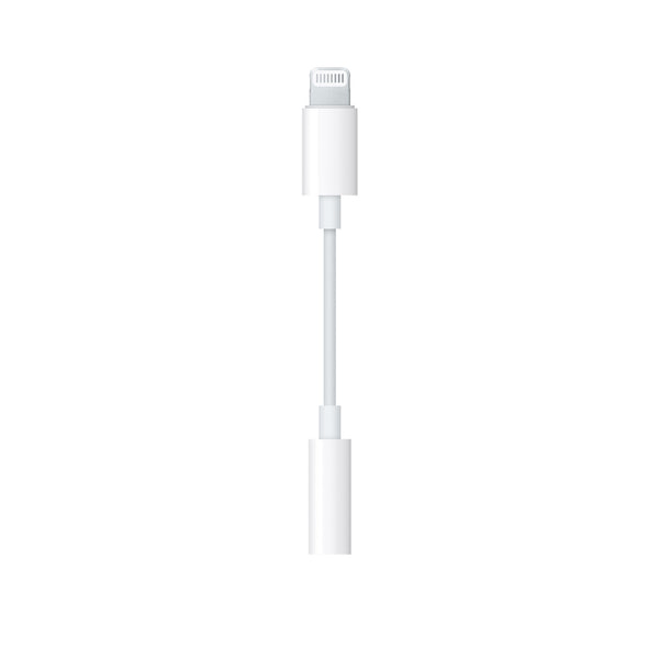 APPLE LIGHTNING TO 3.5MM HEADPHONE JACK ADAPTER- توصالة ايفون تو اوكس من ابل