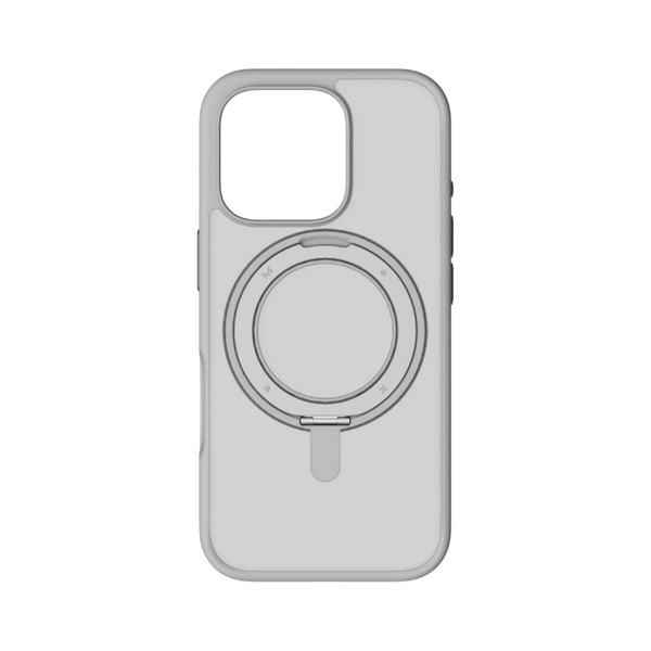 Momax Roller  Magnetic Case iPhone 16 Pro Max - كفر ماك سيف مع ستاند للايفون 16 برو ماكس من موماكس رصاصي