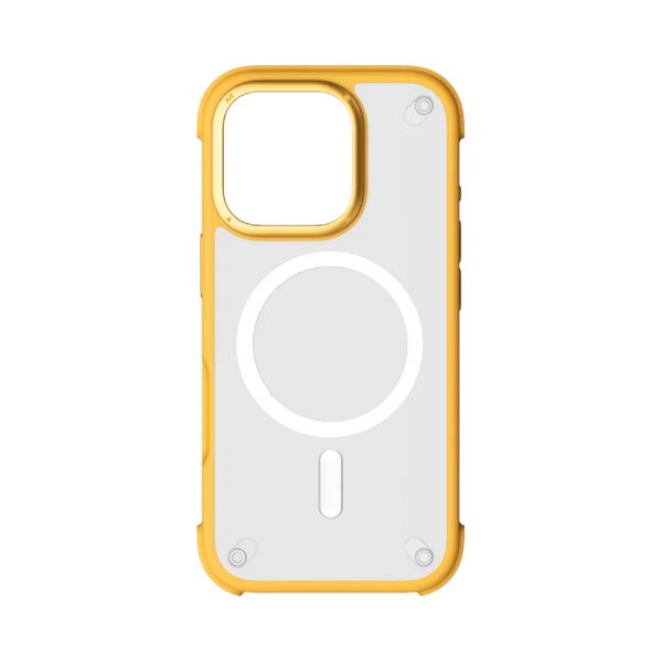 Momax Extreme Protection Magnetic CaseiPhone 16 Pro Max - كفر ماك سيف للايفون 16 برو ماكس من موماكس اصفر