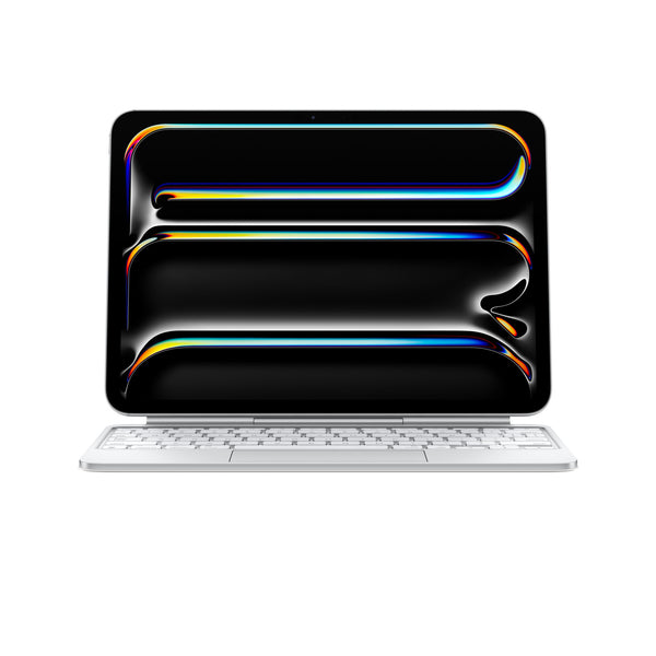 Magic Keyboard for iPad Pro 11‑inch (M4) Arabic White - ماجك كيبورد ايباد برو 11 انش ام 4 عربي ابيض