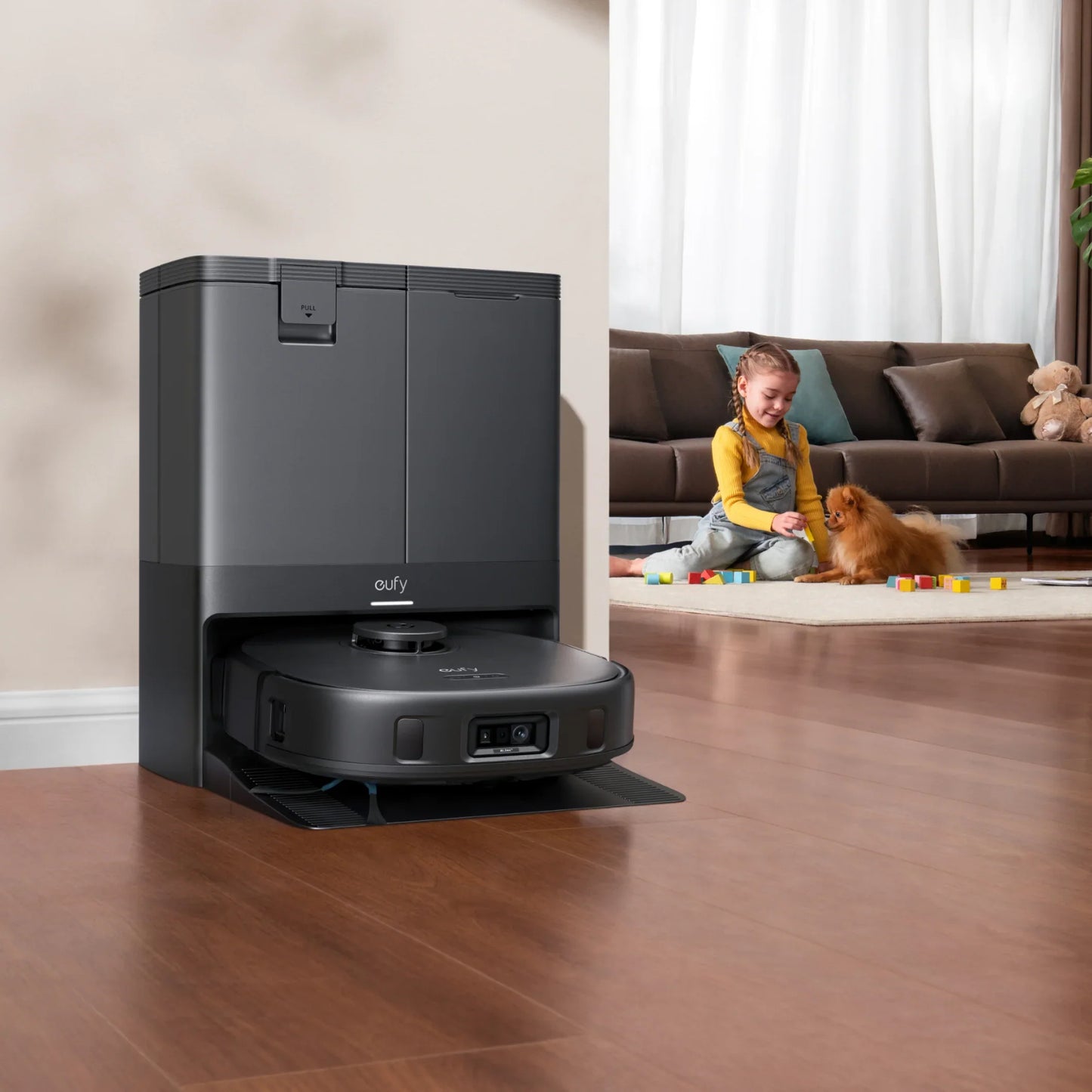 Anker Eufy X10 Pro Omni 8000PA Black  - روبوت التنظيف كنس ومسح 8000 باسكال من انكر اسود