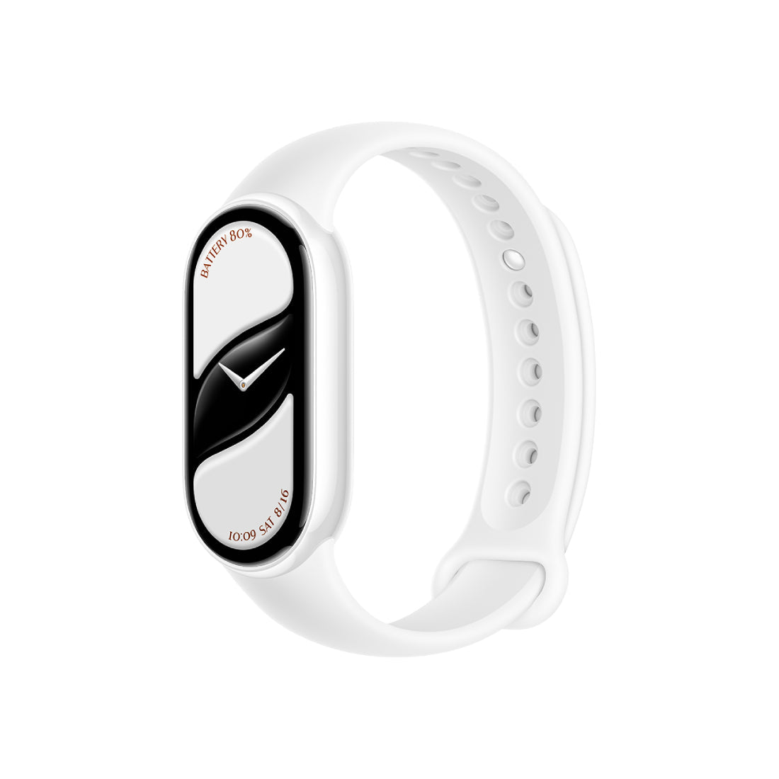 Xiaomi Smart Band 10 Pearl White -سوار ذكي شاومي باند 10 اصدار السيراميك ابيض