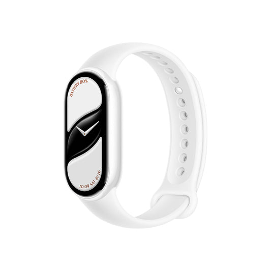 Xiaomi Smart Band 10 Pearl White -سوار ذكي شاومي باند 10 اصدار السيراميك ابيض