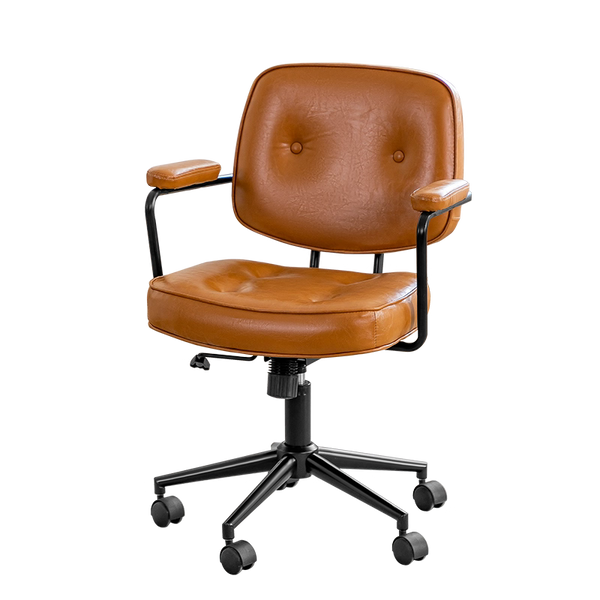 COMPUTER CHAIR STANDARD - كرسي كمبيوتر مريح بتصميم فاخر بدوران 360 درجة وإمالة قابلة للتعديل وخامة جلد تقنية عالية الجودة