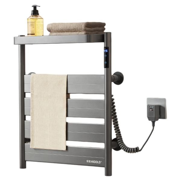 BATHROOM ELECTRIC TOWEL RACK - رف مناشف كهربائي ذكي للحمام من هاي غولد