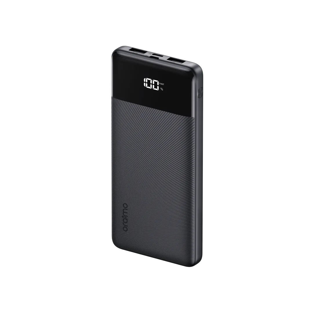 Oraimo Toast 22.5 Byte 10000mAh 22.5W Power Bank - باوربنك 10000 ملي امبير 22.5 واط مع شاشة رقمية من اورايمو