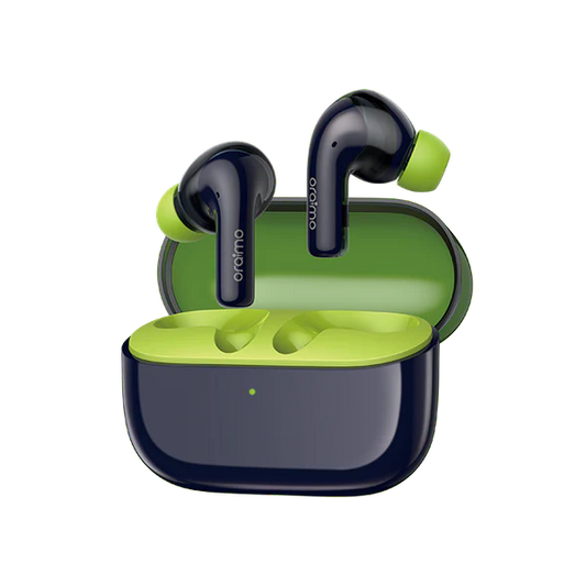 Oraimo SpaceBuds Z Black ANC TWS Earbuds DARK BLUE - سماعات بلوتوث بتقنية الغاء الضوضاء من اورايمو ازرق داكن