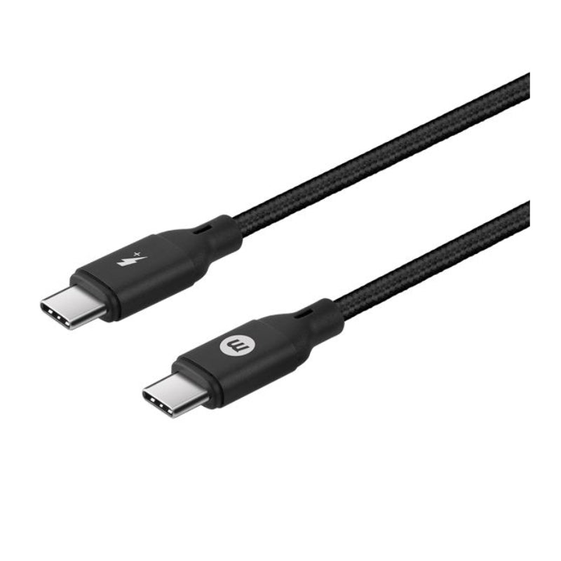 MOMAX GO LINK 1.2M USB-C TO USB-C BLACK - كيبل تايب سي تايب سي بطول 1.2 متر من موماكس اسود