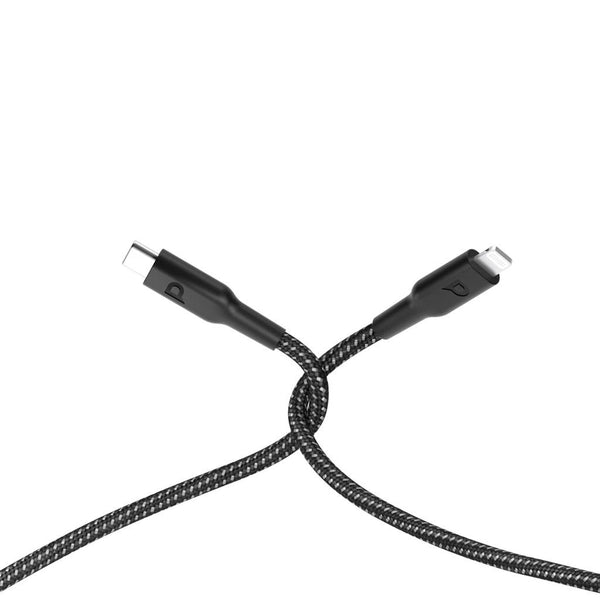 Powerology New Braided Type-C to Lightning Cable PD 60W - كيبل تايب سي لايتننغ 60 واط من باورولوجي 1.2 متر