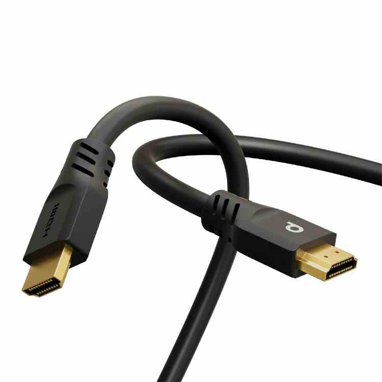Porodo Blue 4K HDMI Ultra HD Cable 60Hz 3m / 9.8ft Black - كيبل اج دي تو اج دي 3 متر من بورودو