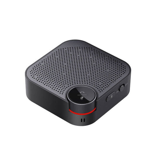 Porodo Bluetooth Conference Speaker with 3M Talking Distance Black - سماعة المؤتمرات بمسافة حديث 3 أمتار من بورودو