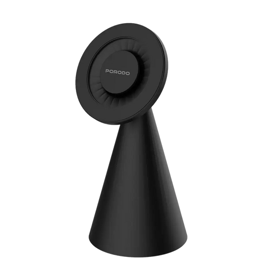 Porodo MagSafe Adjustable Mobile Phone Holder Black - ستاند هاتف مكتبي ماك سيف قابل للتعديل من بورودو