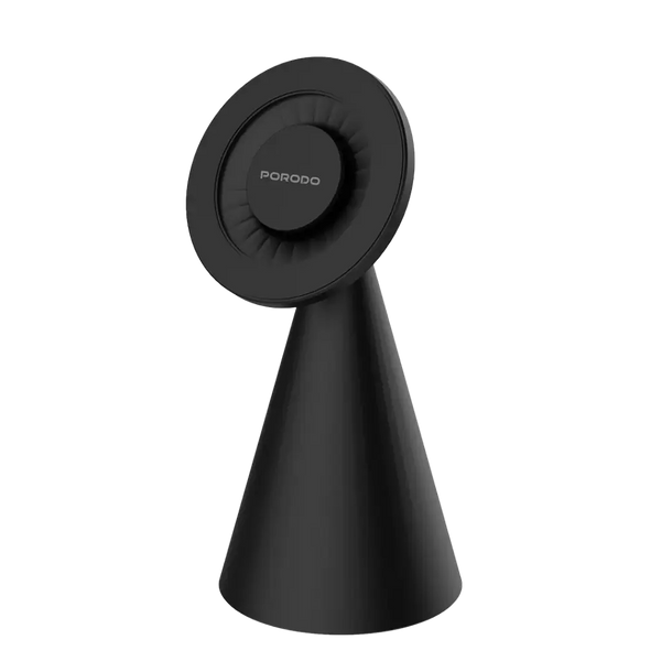 Porodo MagSafe Adjustable Mobile Phone Holder Black - ستاند هاتف مكتبي ماك سيف قابل للتعديل من بورودو