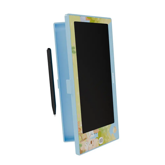 Porodo Kids 7-Inch LCD Monochrome Writing Tablet Blue - لوح كتابة ورسم للاطفال من بورودو ازرق