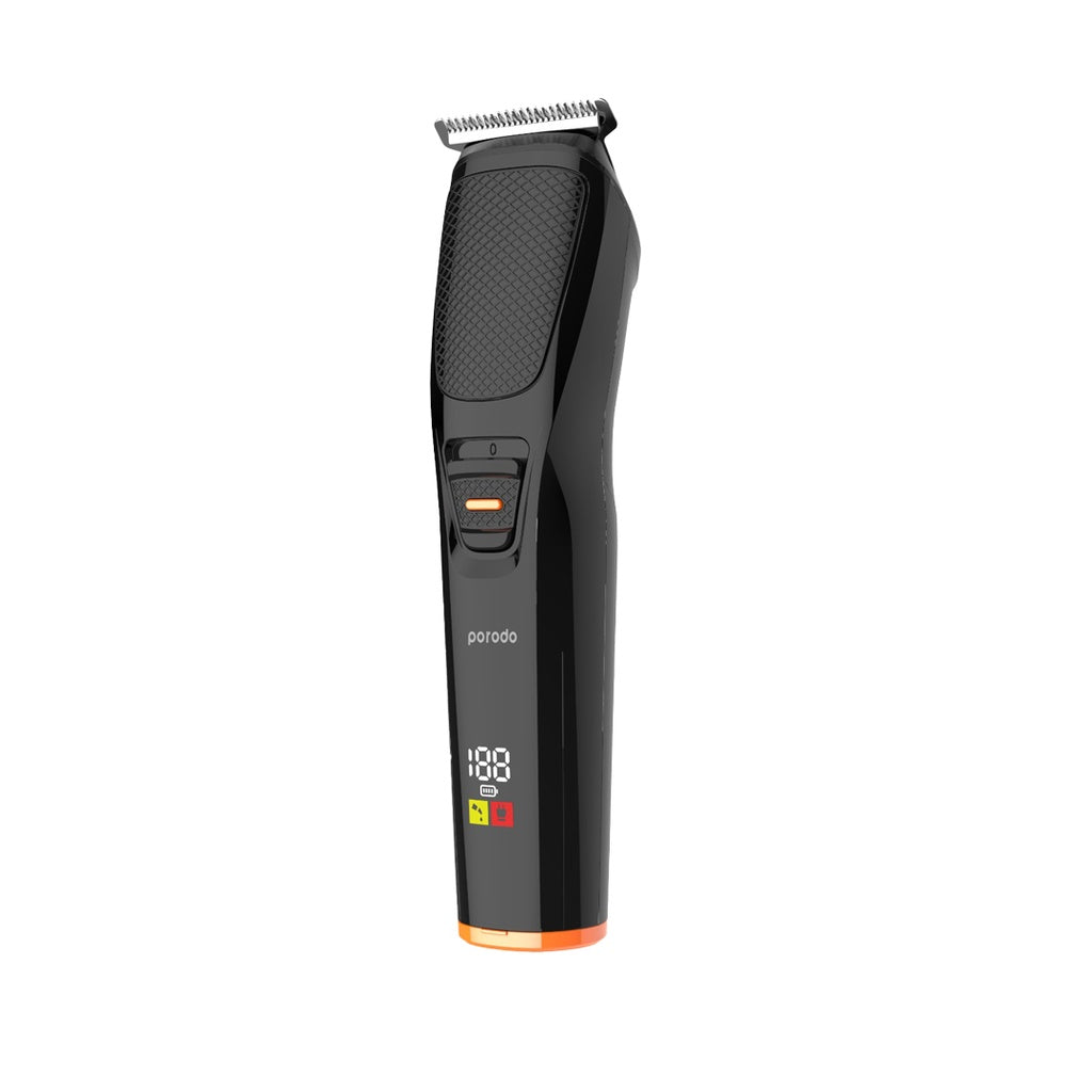 Porodo Lifestyle 6in1 Rechargeable Grooming Kit with Nose Trimmer Four Detachable - ماكنة حلاقة 6 في 1 من بورودو