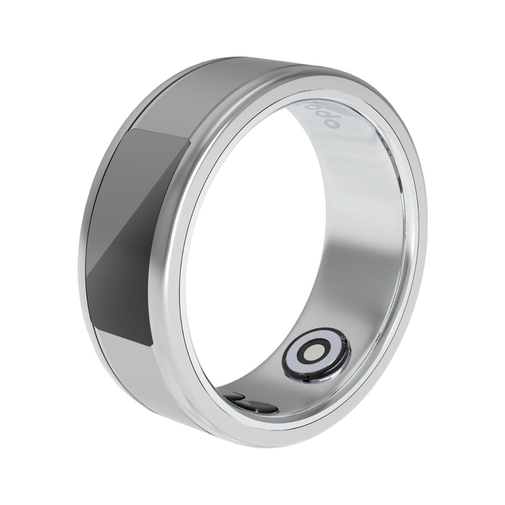 Porodo Wearable Smart Ring Size 9 with Touch Function Silver – خاتم ذكي مع وظيفة اللمس للرجال مقاس 9 من بورودو فضي