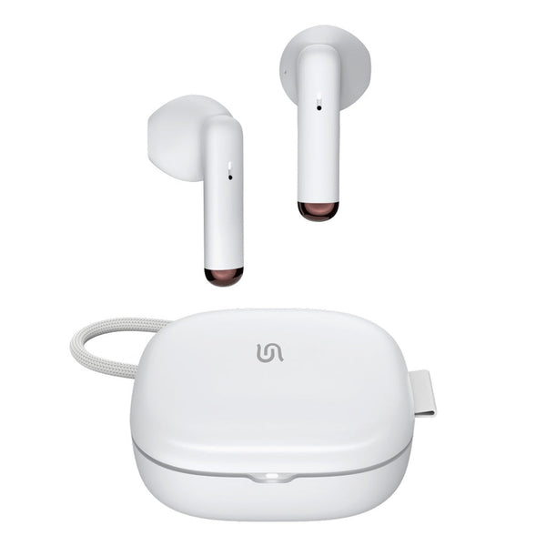 Porodo Soundtec Super Mini and Lightweight TWS Earbuds White - سماعات بلوتوث من بورودو ابيض