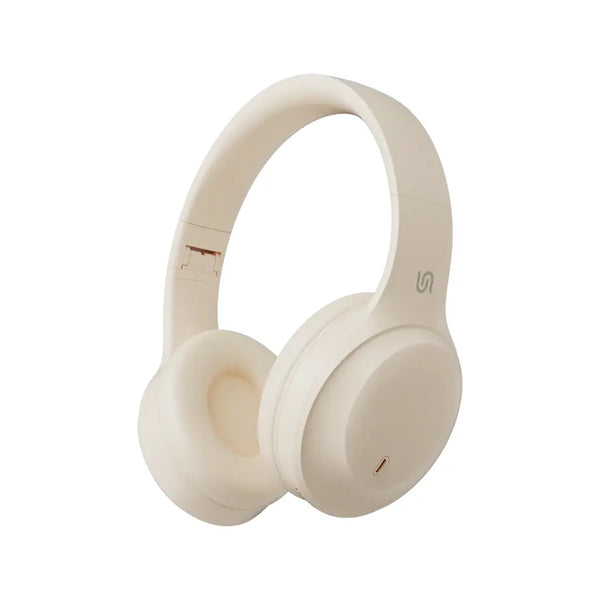 Porodo Soundtec Wireless Headphones Beige - سماعات بلوتوث هيدسيت من بورودو بيجي