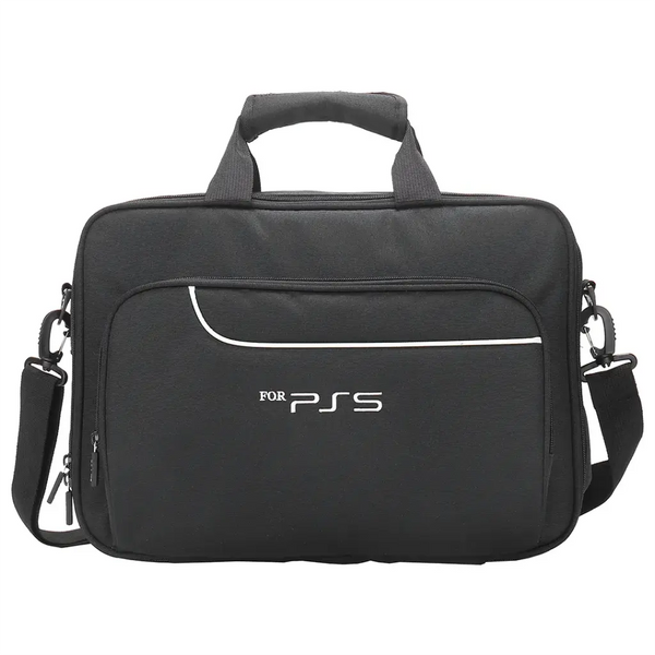 PORODO PS5 POLYSTER HANDBAG BLACK - حقيبة بلاي ستيشن 5 بوليستر محمولة من بورودو اسود
