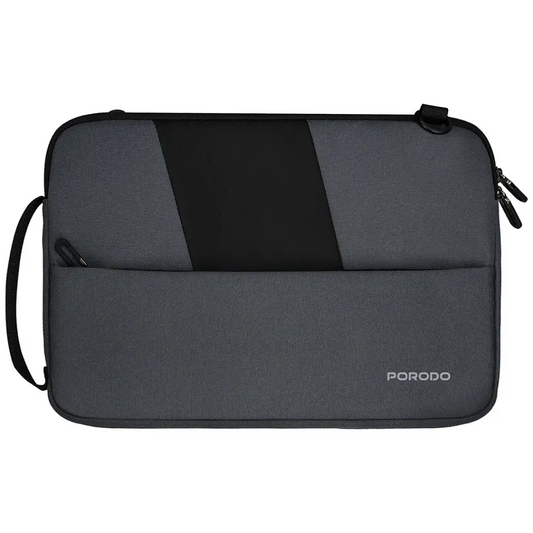Porodo Lifestyle Ruvell 16" Laptop Sleeve Grey - حقيبة لابتوب محمولة لايف ستايل مقاس 16 بوصة من بورودو لود رمادي