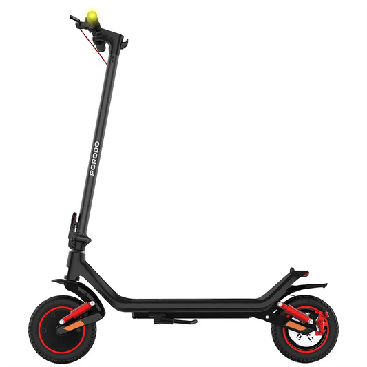 PORODO LIFESTYLE Drift 500W ELECTRIC SCOOTER WATERPROOF +FOLDABLE BLACK - سكوتر كهربائي قابل للطي مقاوم للماء يتحمل وزن يصل إلى 120 كغم من بورودو