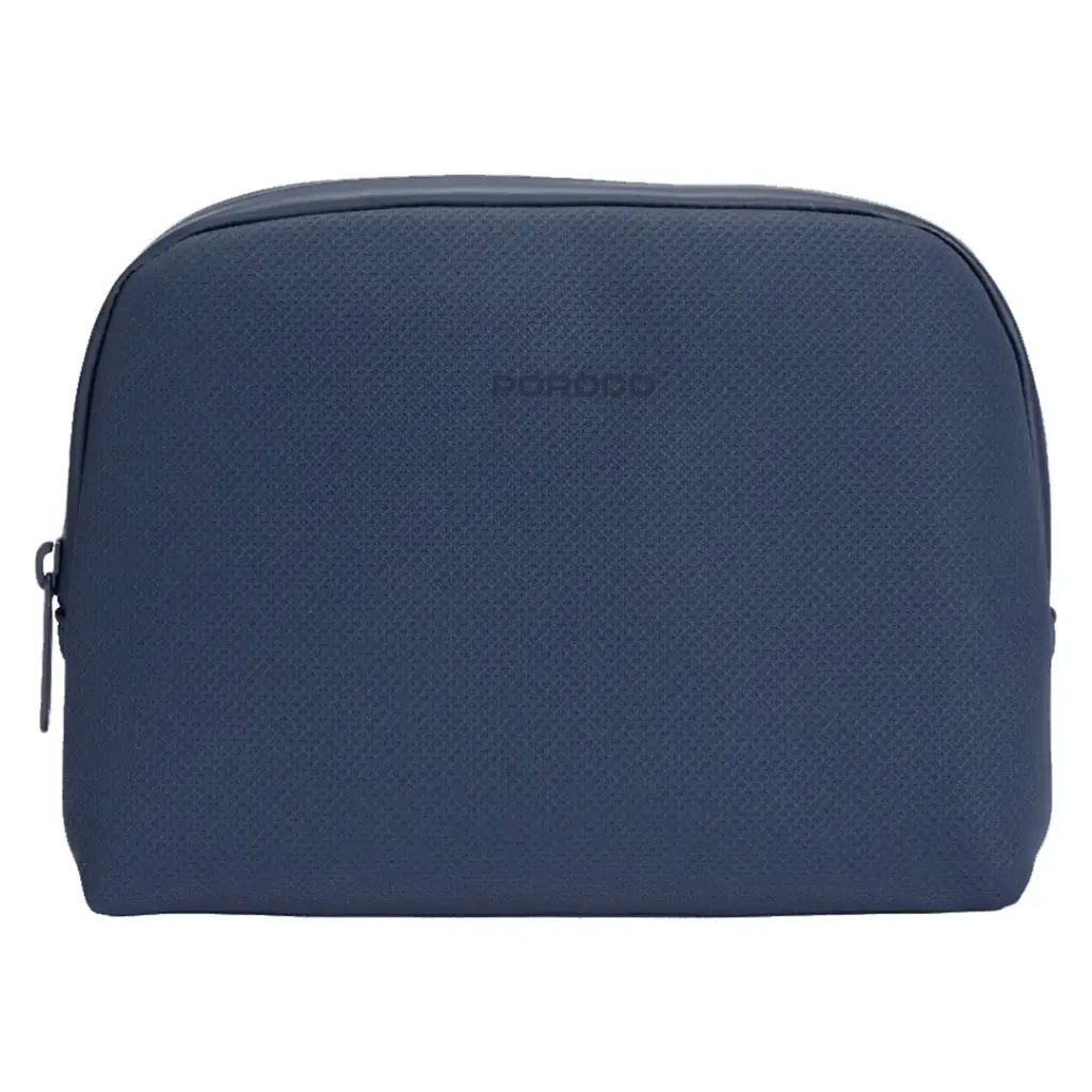 PORODO LIFESTYLE POUCH WITH HANDLE BLUE - حقيبة يد للاكسسوارات مع مقبض من بورودو ازرق