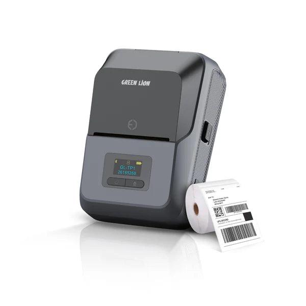 Green Lion Thermal Printer - طابعة حرارية لاسلكية مقاس 15-50 ملم عرض الملصق من كرين