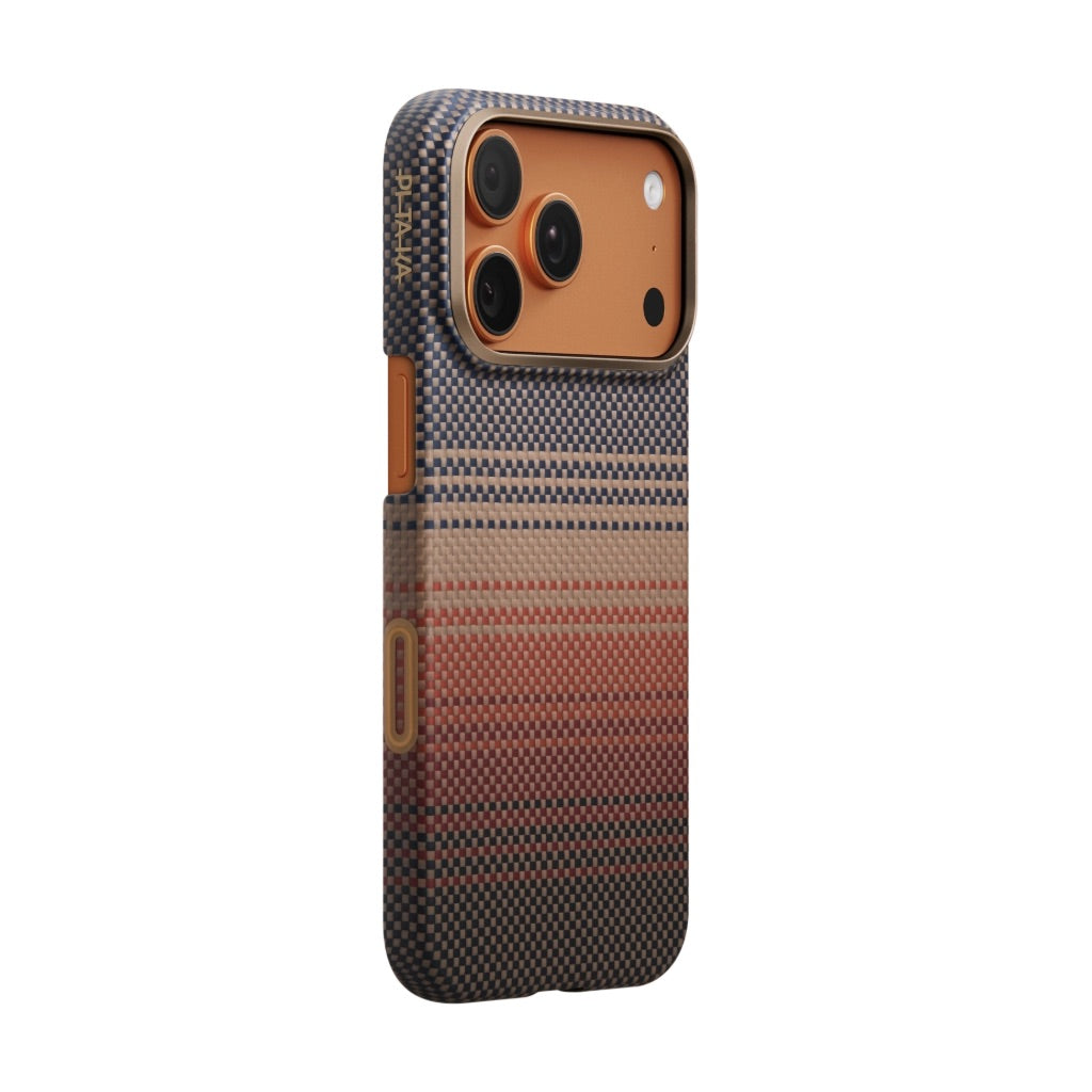 PITAKA ULTRA SLIM CASE FOR IPHONE 17 PRO MAX SUNSET - كفر ايفون 17 برو ماكس فائق النحافة ماك سيف من بيتاكا