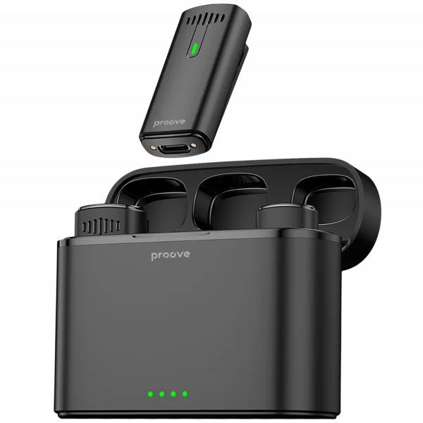 Proove Wireless Microphone Demo Type-C black - نك مايك لاسلكي بمنفذ تايب سي من بروف