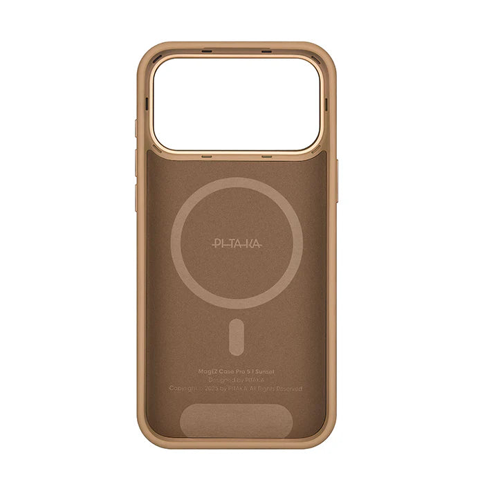 PITAKA SUNSET MOONRISE ARAMID ULTRA GUARD CASE FOR IPHONE 17 PRO MAX SUNSET - كفر ايفون 17 برو ماكس ماك سيف من بيتاكا بتصميم الغروب