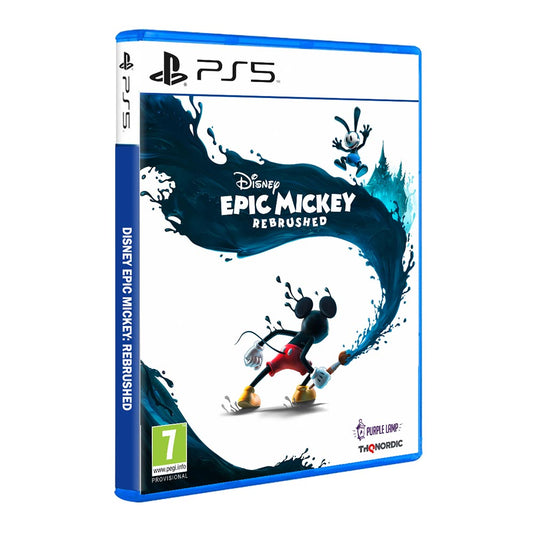 PS5 GAMES EPIC MICKEY REBRUSHED - ابيك ميكي النسخة المعاد تصميمها قرص بلايستيشن 5
