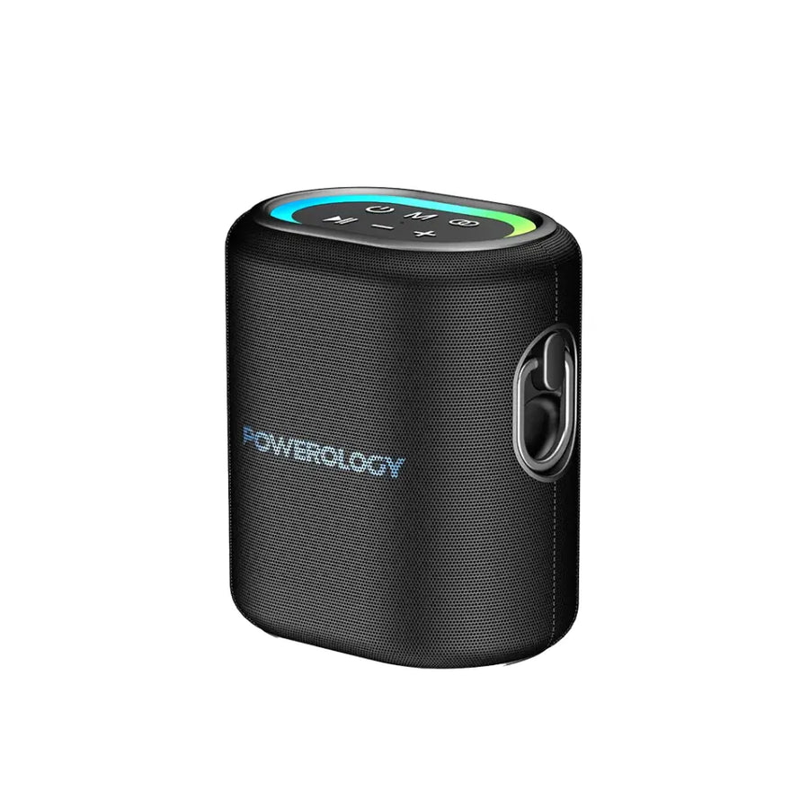 Powerology TWS Speaker 20W Black - سبيكر 20 واط من باورولوجي اسود