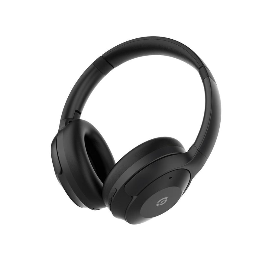 Powerology Hybrid ANC Headphones Black - سماعات بلوتوث هيدسيت بتقنية إلغاء الضوضاء المتقدمة من باورولوجي اسود