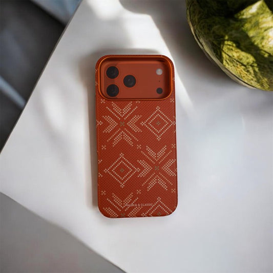 PULOKA CASE FOR IPHONE 17 PRO MAX BROWN - كفر ايفون 17 برو ماكس جوزي